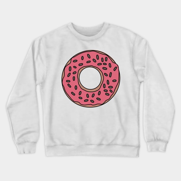 Donut Drawing Crewneck Sweatshirt by Slletterings